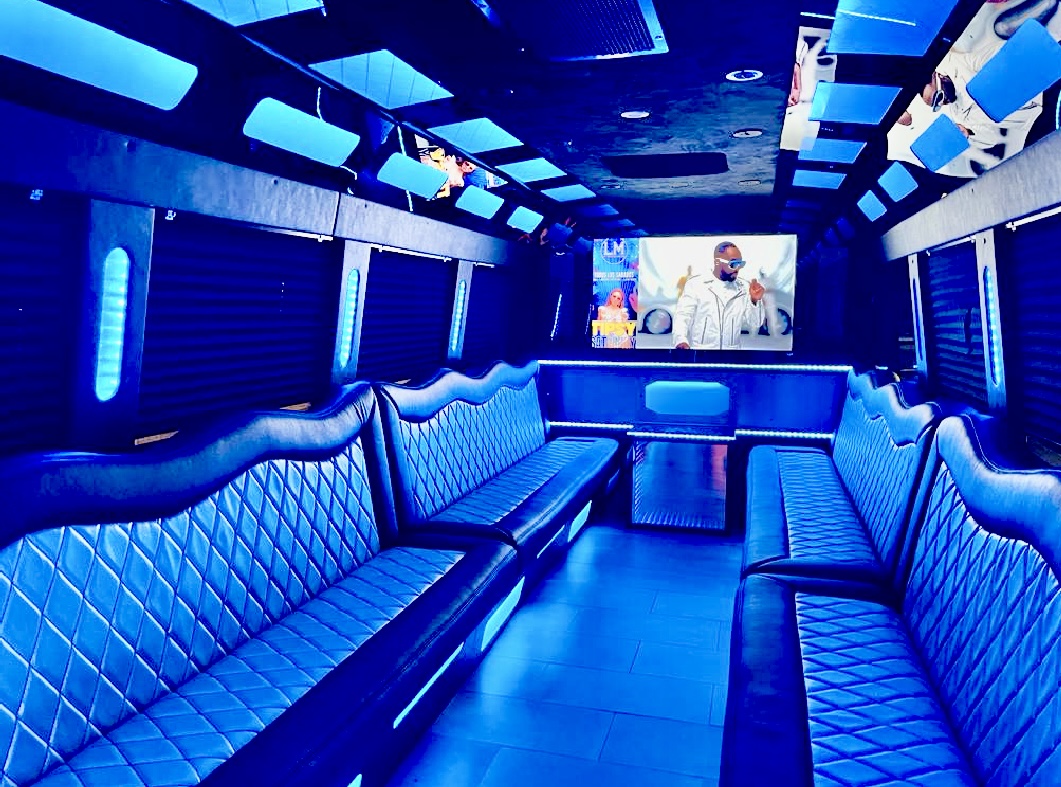 Party Bus Interior - The Luxe - 30 Passengers